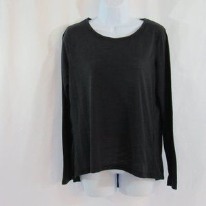 Women's Sm/P UNDER ARMOUR Heat Gear, Black, Long Sleeve, Open Back, Pullover Top